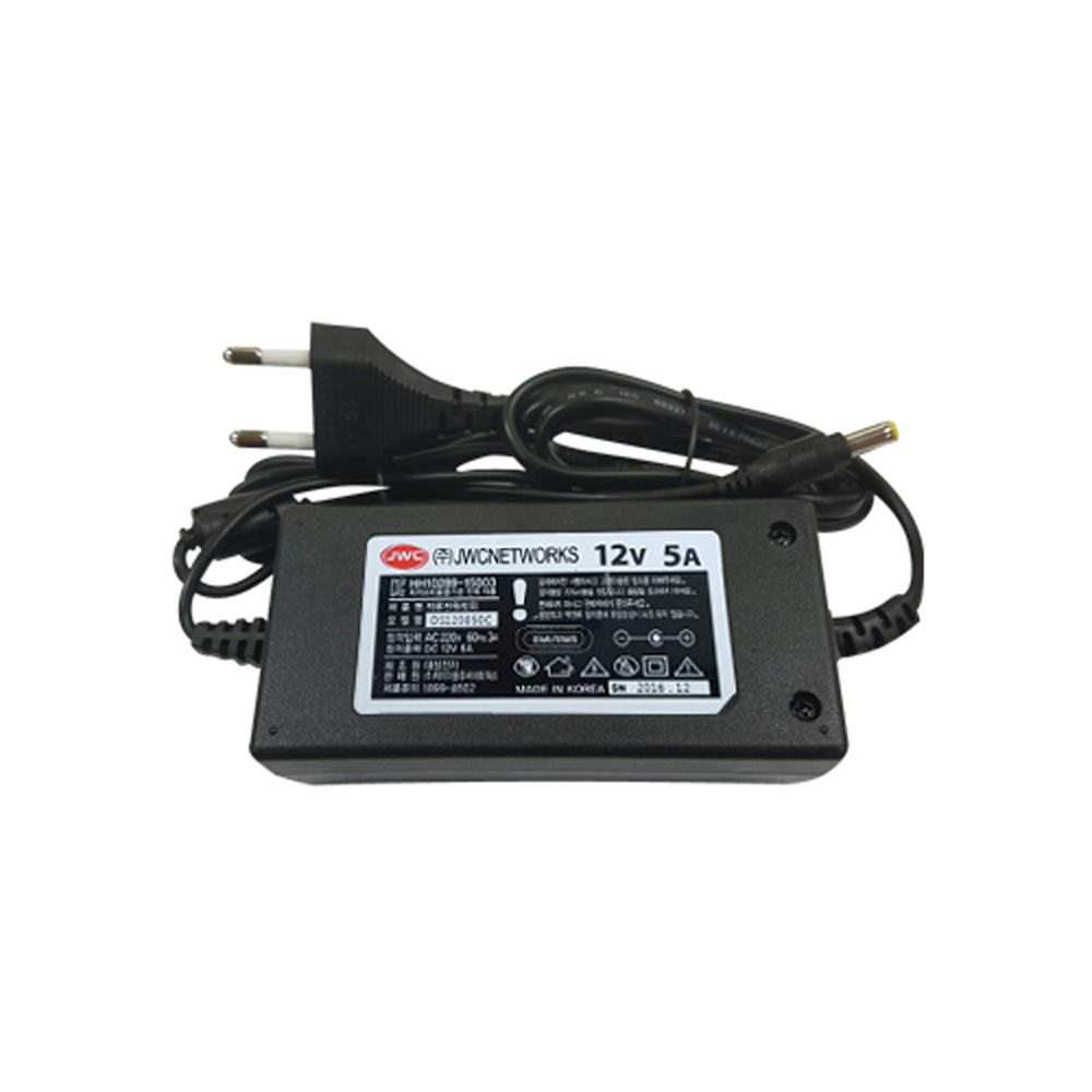 CCTV 부자재 JWC 12V5A 전원 아답타 : JYCCTV
