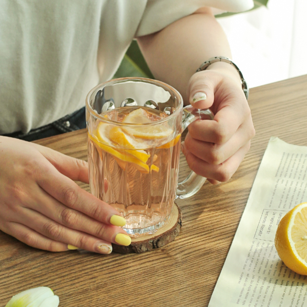 3종 카페 컵 에일 맥주 잔 생맥주 아이스 라떼 아메리카노 콜드브루 하이볼 샹그리아 : 라운드 원