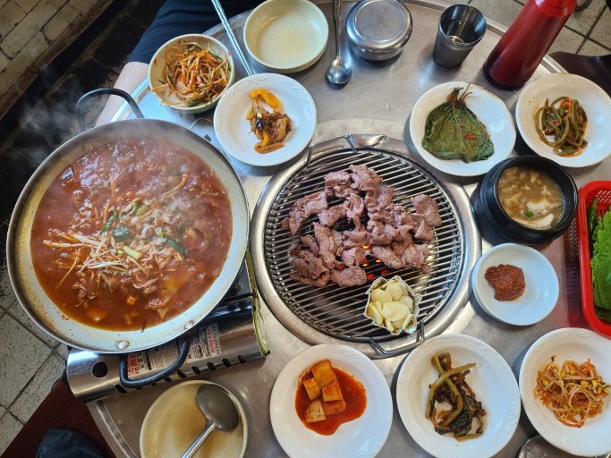 [익산다가포가든] 익산대표 맛집 다가포가든 갈매기살 김치찌개(2~3인분) : 다가포가든