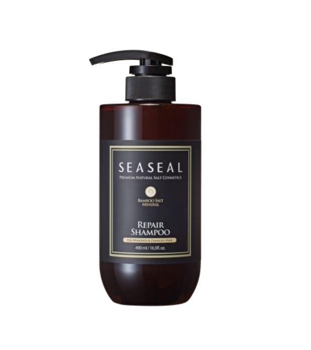 씨실_SEASEAL 밤부솔트 미네랄 리페어 샴푸 490ml : 살롱드꾸꾸