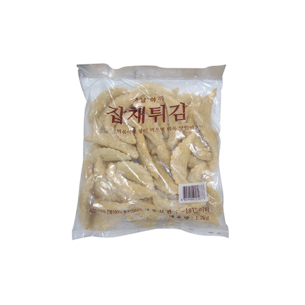 만복식품 당면튀김만두 1.2kg (50개입)  분식집 잡채만두 야끼만두 : H유통