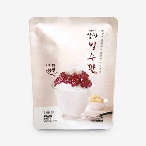 로뎀푸드  서울마님 알찬 빙수팥 1Kg 국산팥 팥빙수 토핑 : 욜로커피YOLOCOFFEE