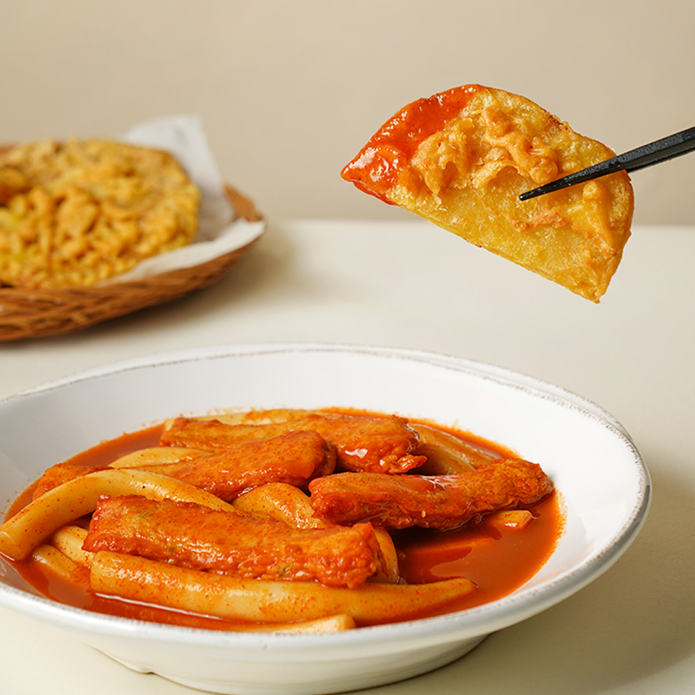 더오천떡볶이 담백 바삭 고구마튀김 420g : 더오천 떡볶이