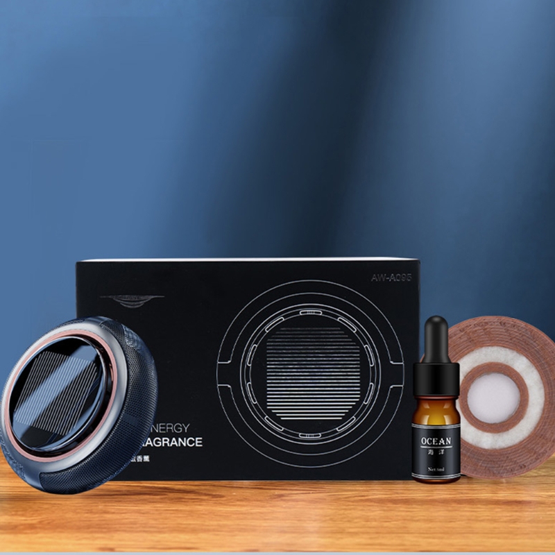 car air freshener 서스펜션 아로마 테라피 디퓨저 태양 에너지 회전 청정기 냄새 제거기 실내 장식 d7ya : 웹월드