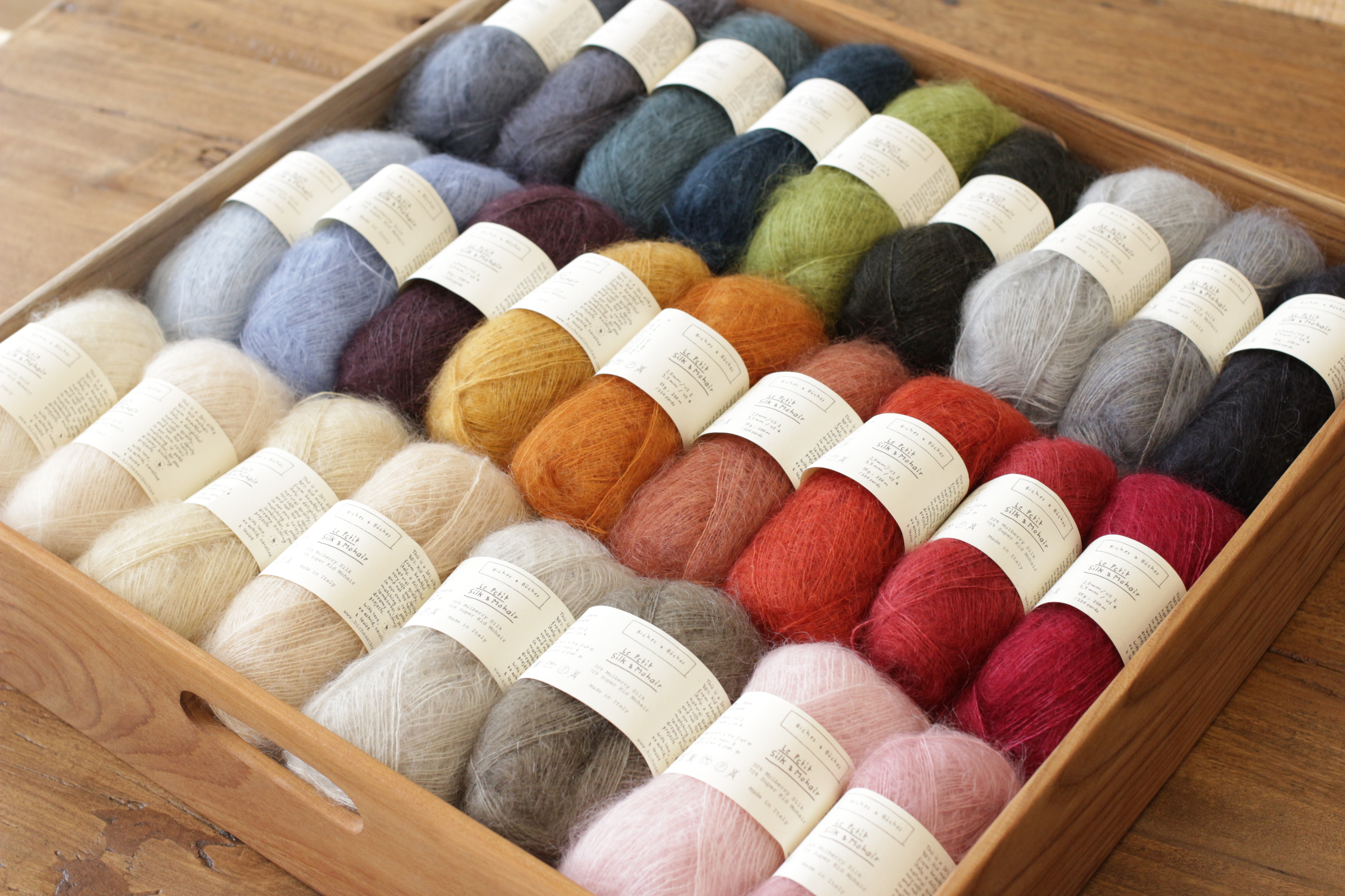 [Biches & Buches] Le Petit Silk Mohair 르쁘띠 실크 모헤어 비슈에뷔슈 프랑스실 니트하임 Biches & Bûches : 니트하임