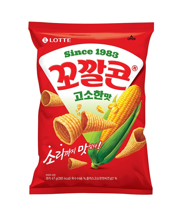 롯데 꼬깔콘 고소한맛 67g : 으쓱몰