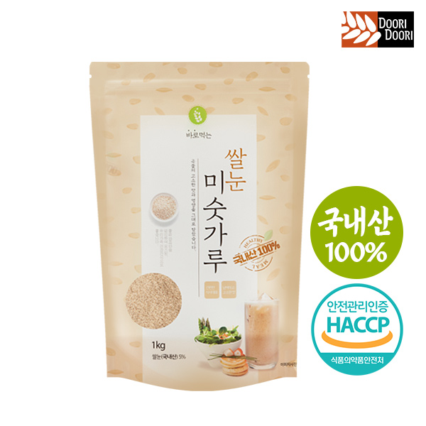 두리두리 국산100% 검정콩 미숫가루 쌀눈 미숫가루 1kg : 두리365
