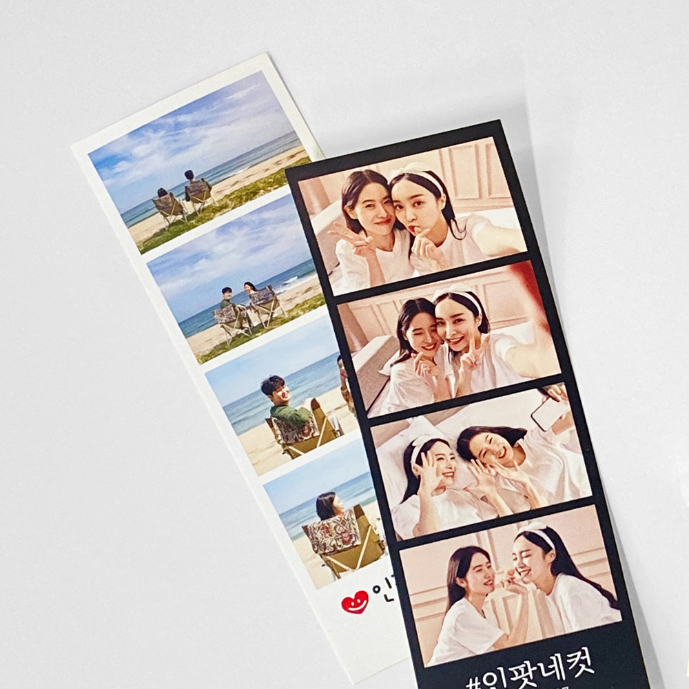 인생네컷 포토스티커 인팟네컷01 커플 친구 우정 육아 초음파 셀프 앨범 제작 롱포토 : 인팟 Inpod