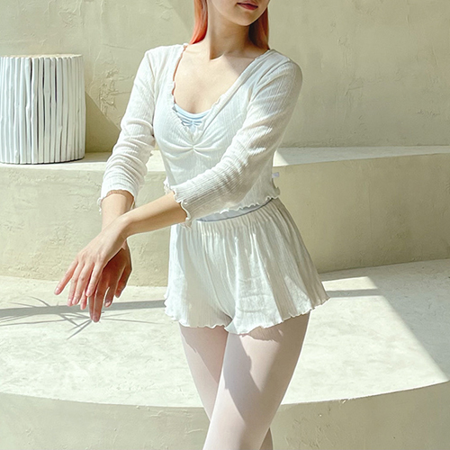 Daphné Warmer-top (Ivory) l 다프네 워머 상의 (아이보리) 성인 발레 취미 발레복 : 다프네 로럴