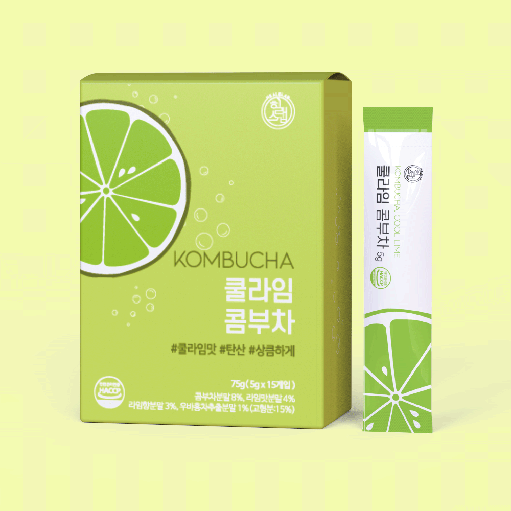 힐스랩 쿨라임 콤부차  분말스틱 5g X 15개입 콤부티  다이어트차 발효음료 : 힐스랩 HealsLab
