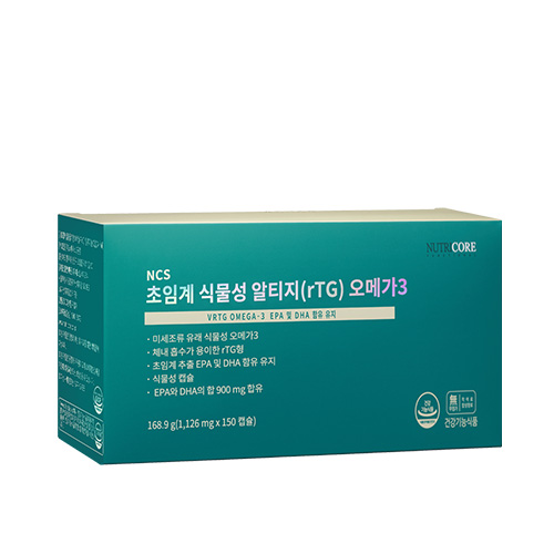 뉴트리코어 NCS 식물성 알티지 RTG WCS 오메가3 노케스템 : H종합몰