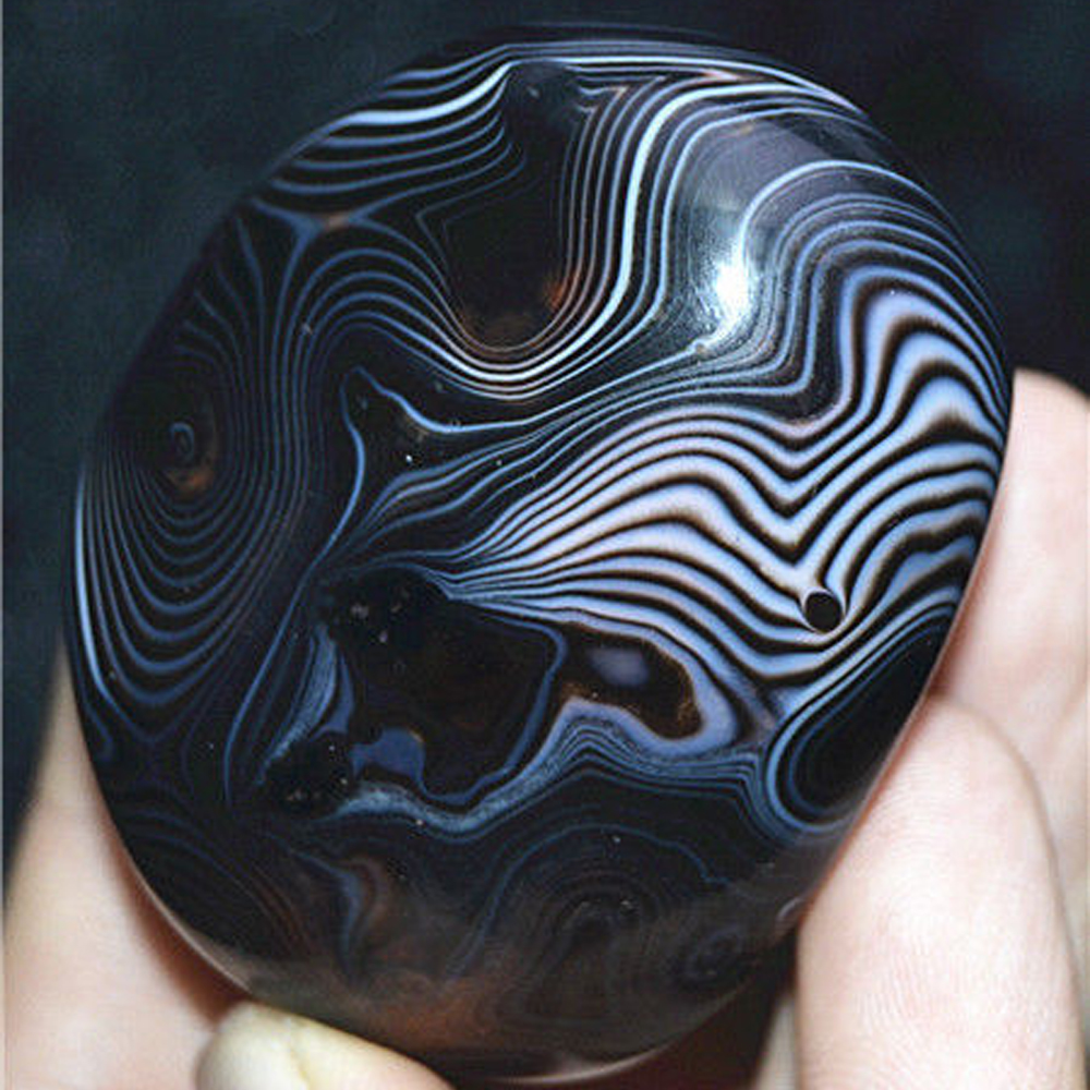 천연원석 아가테 Agate 마노 Aquatic 143g 마데가스카르 +보증서 : 레드뮤지엄