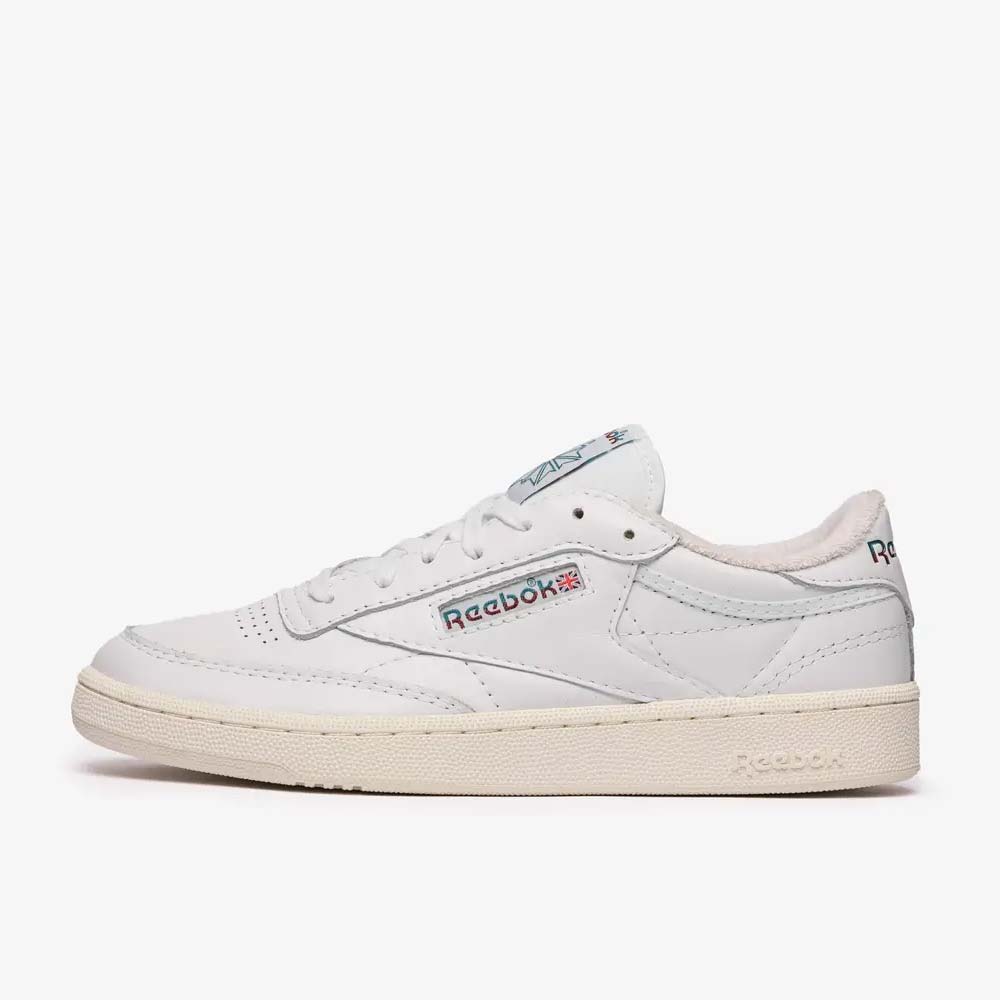리복 클럽 C 85 빈티지 스니커즈 남녀공용 커플 운동화 빈티지 런닝화 GX2744 FTWR WHITE : 어썸킥스