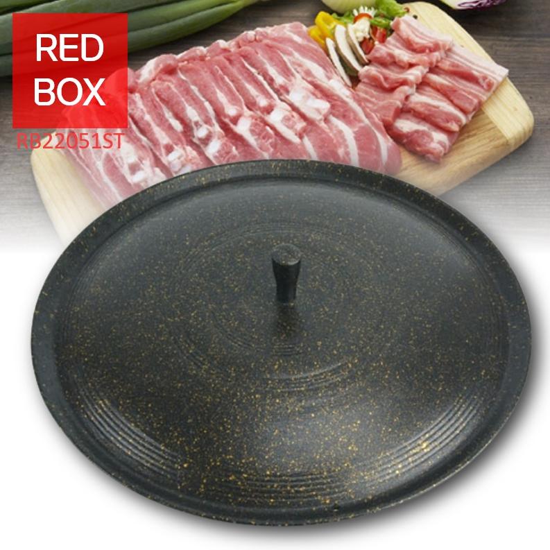 솥뚜껑 불고기 불판 고기불판 삼겹살구이팬 구이판 : redbox