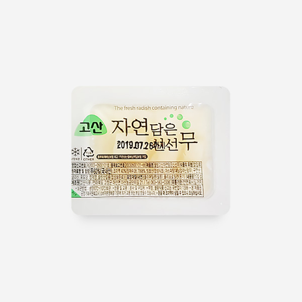 고산 자연담은 신선 치킨무 170gx60 : 애니원쿡