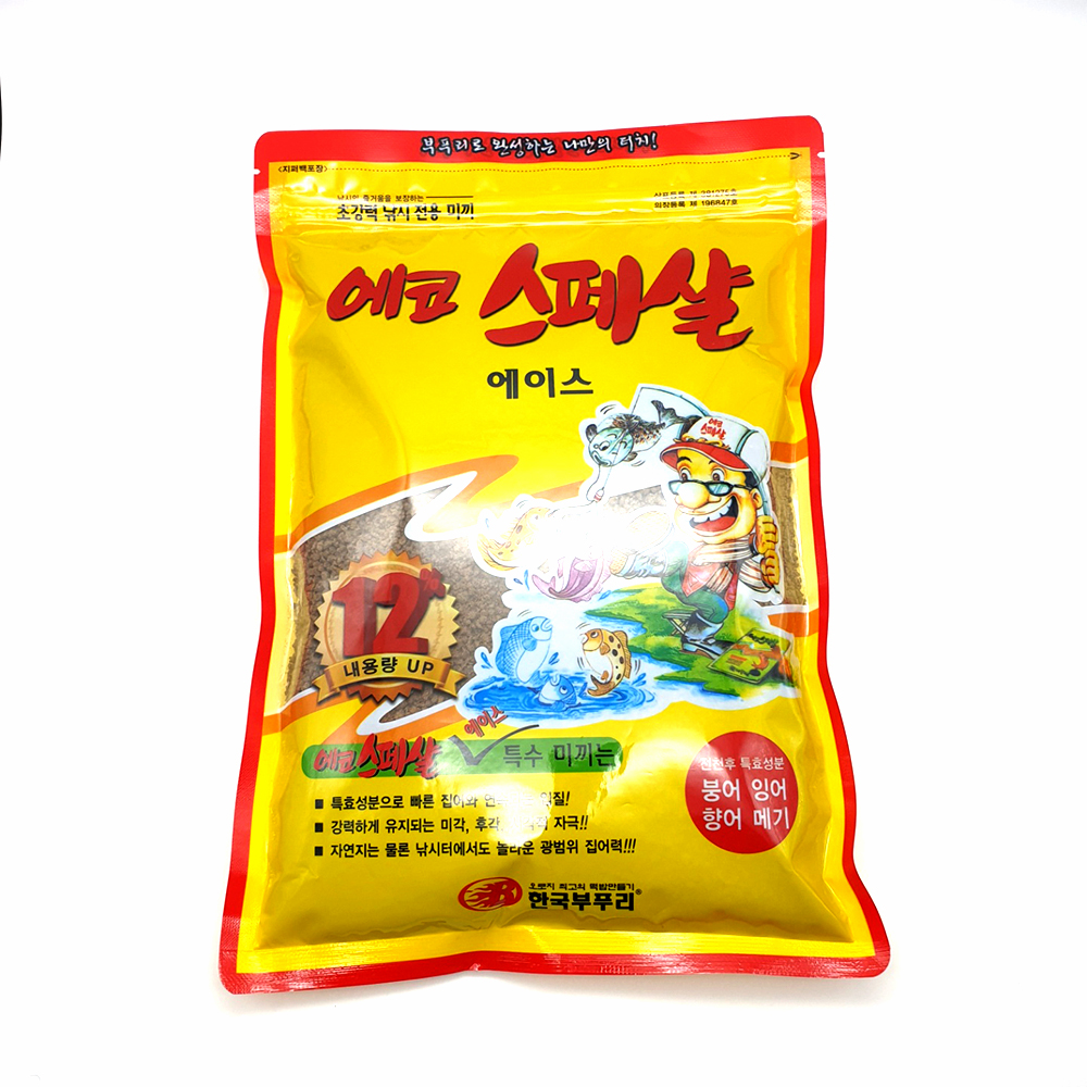 부푸리떡밥 에코사합 /에코스페샬 에이스 파워펠렛대립 어분 보리 초강력집어제 : 텐텐레저