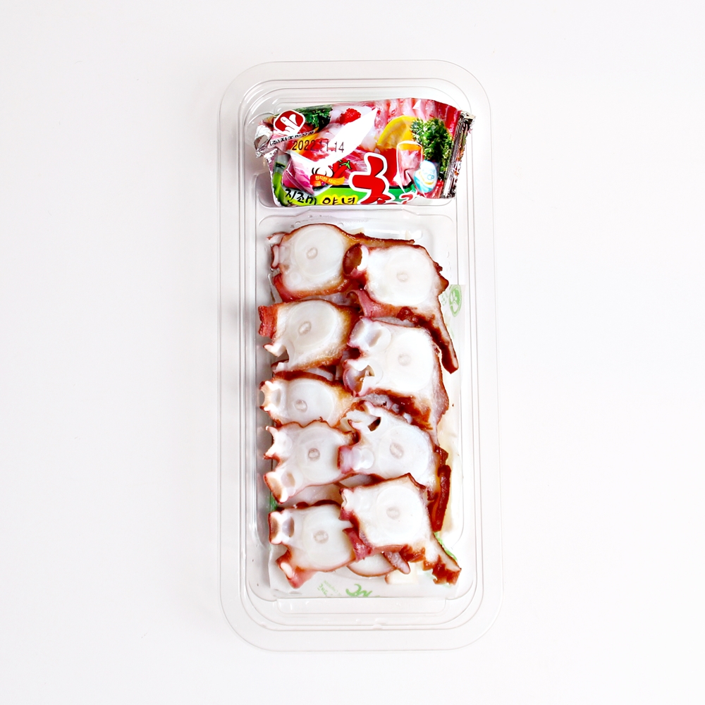포항 참문어 자숙 슬라이스 150g 동해안 피문어 숙회 문어 : 조선의 꽁치
