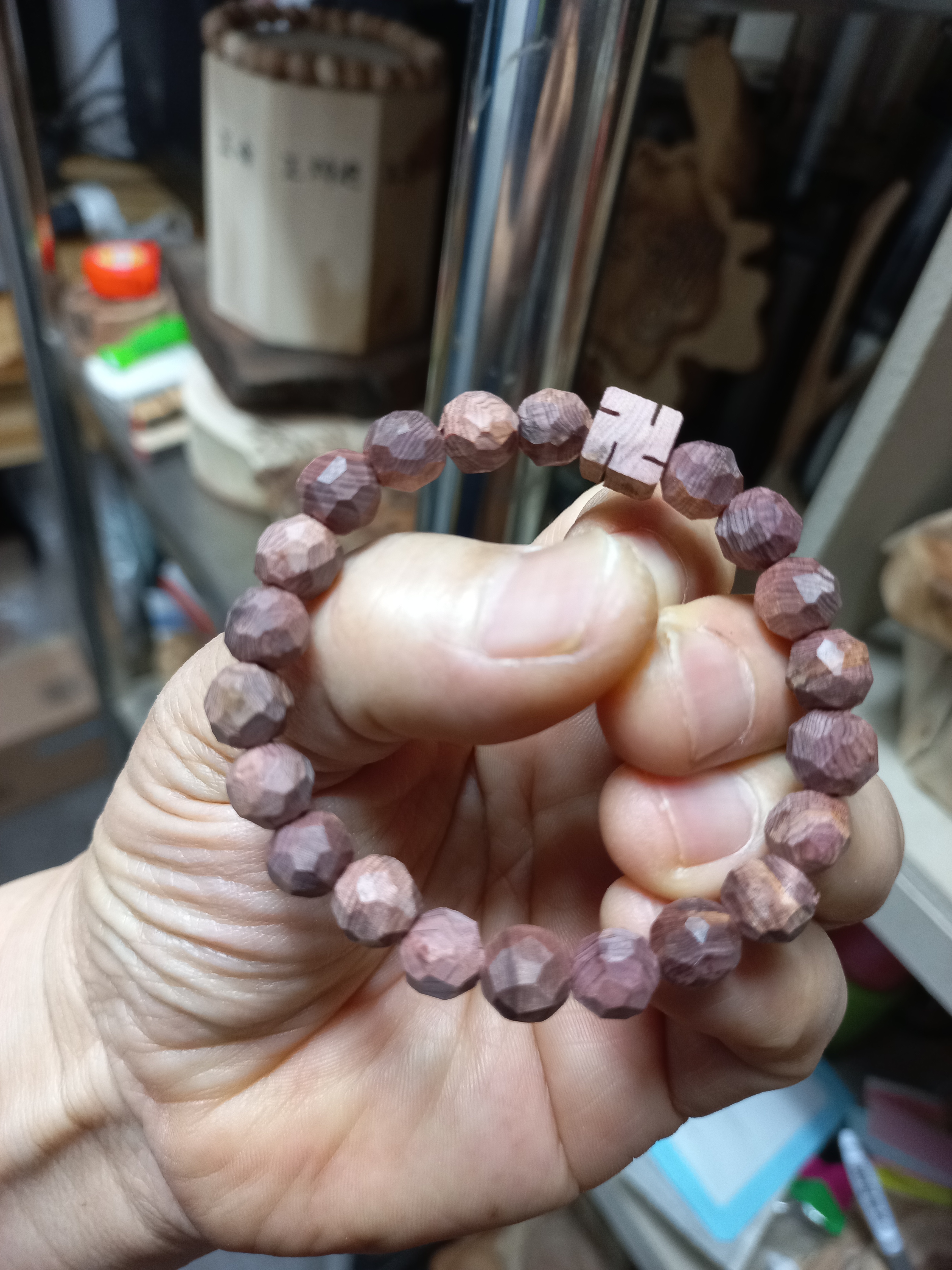 8.5 mm 울릉도 석향 21염주 (합장주) : 철이수제나무공방