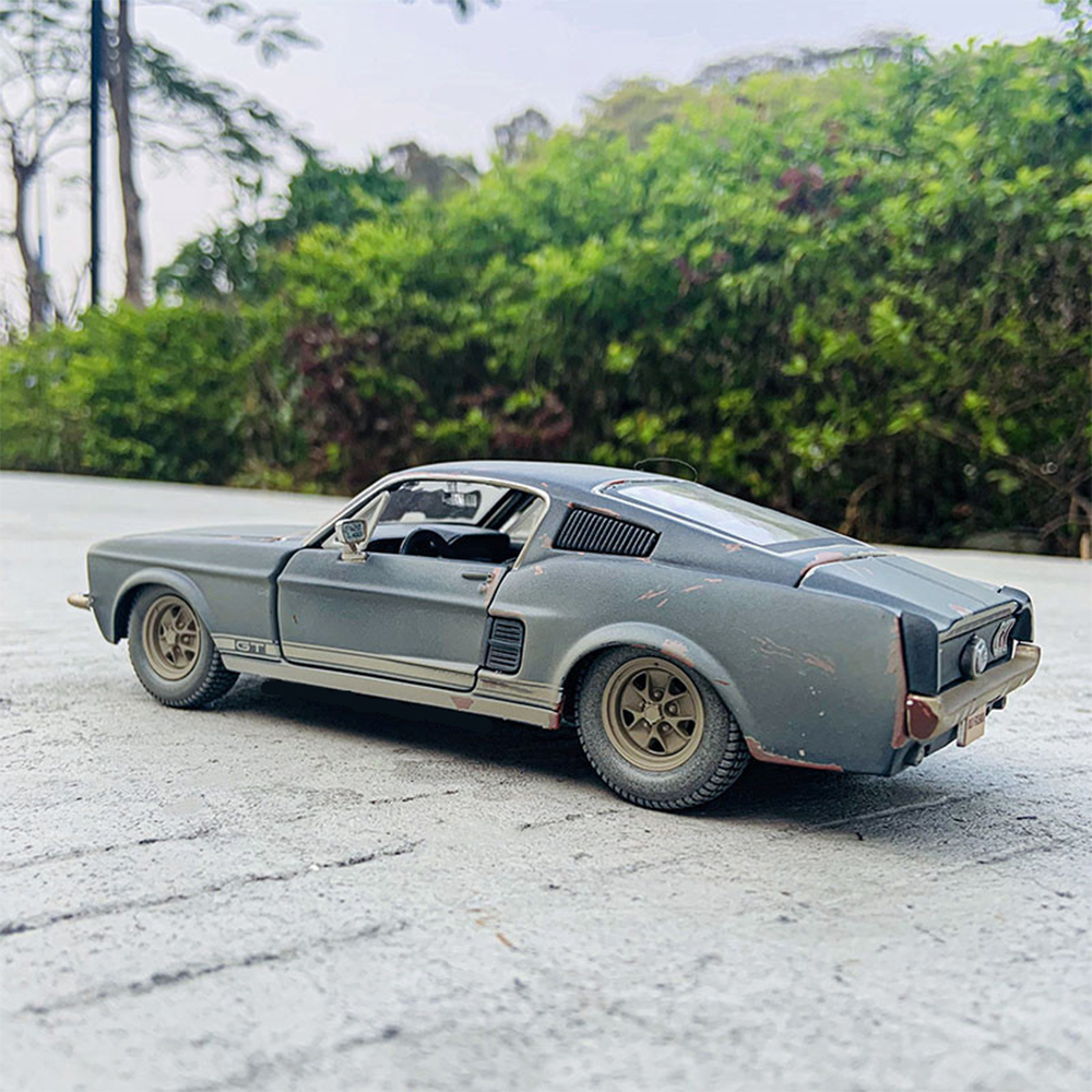 머스탱 GT 1967 빈티지 다이캐스트 포드 1:24 모형 미니카 자동차 : 참한 가게
