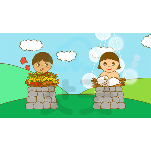 어린이 그림 성경 설교 PPT 7 - 가인과 아벨-죄를 다스려요! by 허니맘의 꿀보다 말씀 : 갓굿