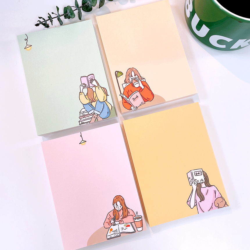나에게 집중하는 시간 메모 떡메모지 떡메 (4종) : 랄라예나