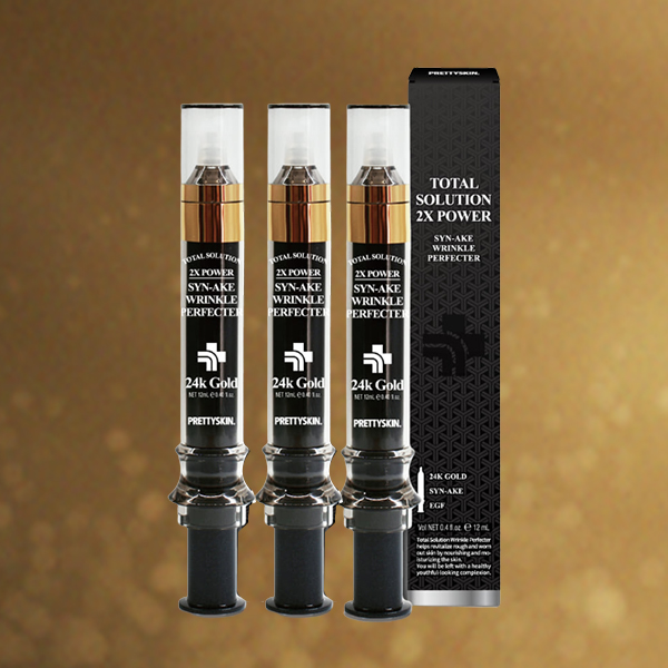 프리티스킨 토탈솔루션 2x파워 시네이크 링클퍼펙터 12ml 1+1+1 : 프리티스킨
