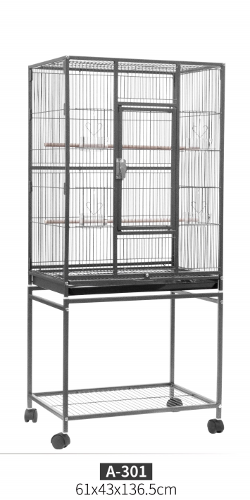 A-301 중대형 새장 61x43x136.5 / 중형조  카이큐 한스마카우 앵무새 새장 : 버드플라잉