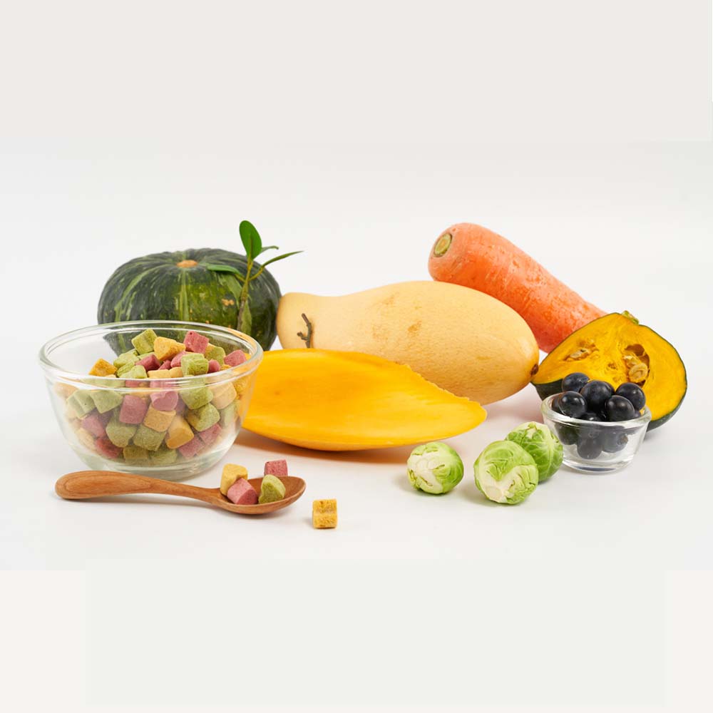 수수펫푸드 과일 채소 동결건조 베지프룻츄어블 50g : 로렌츠