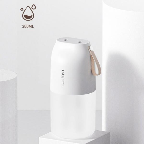 스텐가습기 천연가습기 대용량가습기 청소쉬운 통세척가습기 300ML 가습기 USB 충전식 무선 듀얼 스프레이 어 아로마 워터 미스트... 