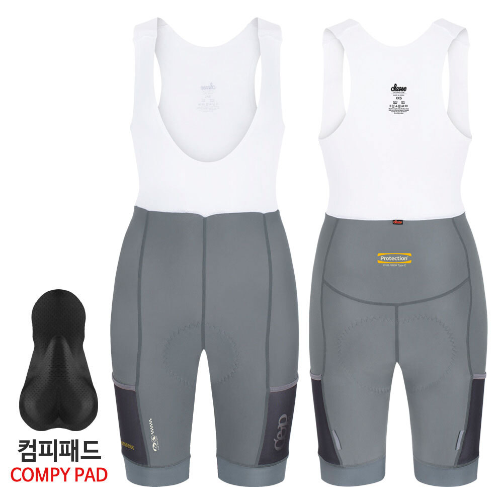 치즈사이클링 여성 프로텍션 카고빕숏2  실버 그레이 : 디케이상사