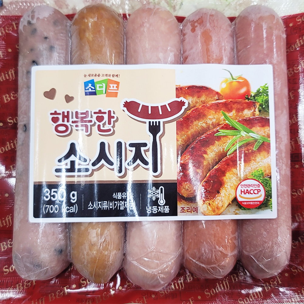 [강서구·양천구 배달] 통통한 수제소세지 350g [화곡본동 농우축산] : 동네시장 장보기