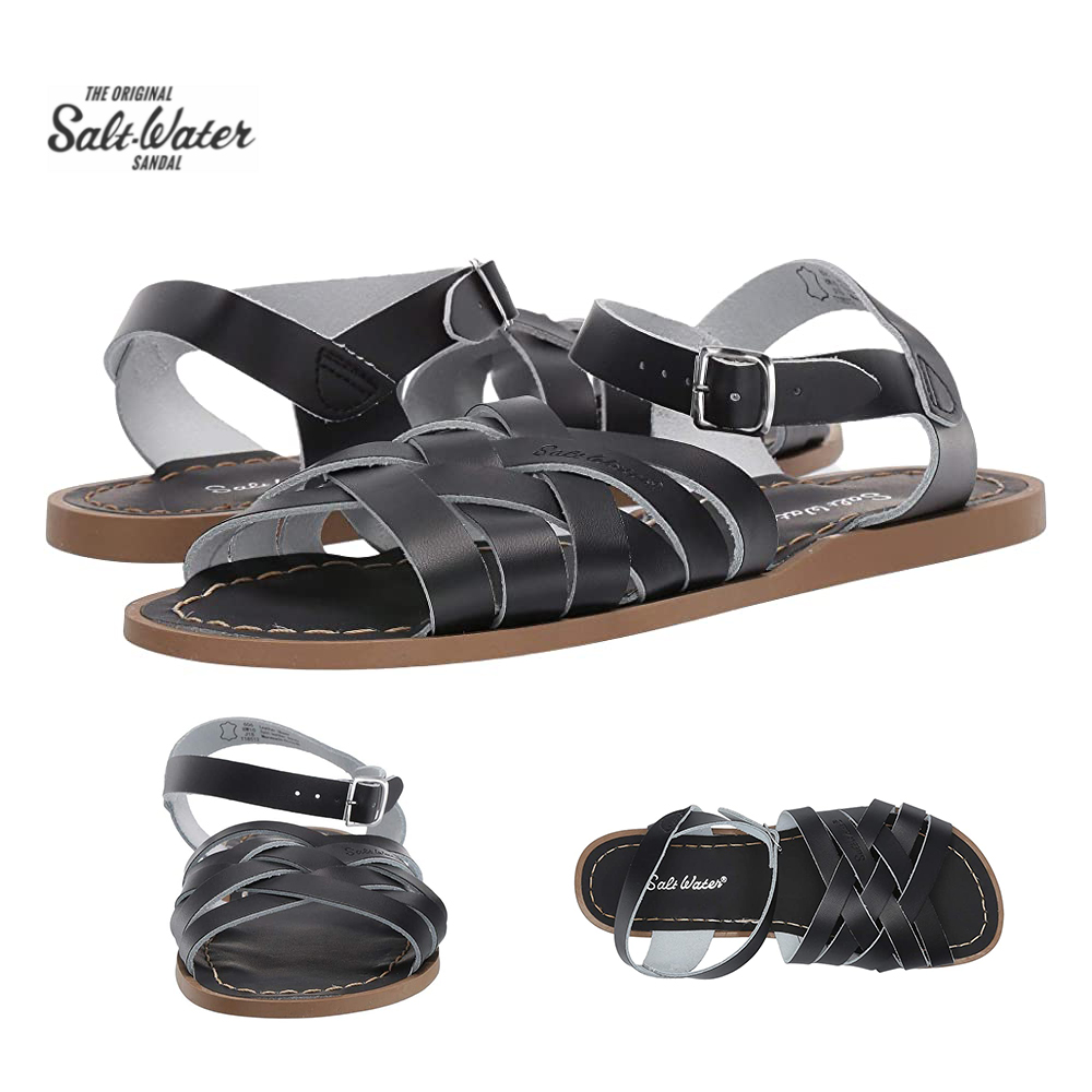솔트워터 여성 여름 샌들 by Hoy Shoes Retro 블랙 : 마이하스