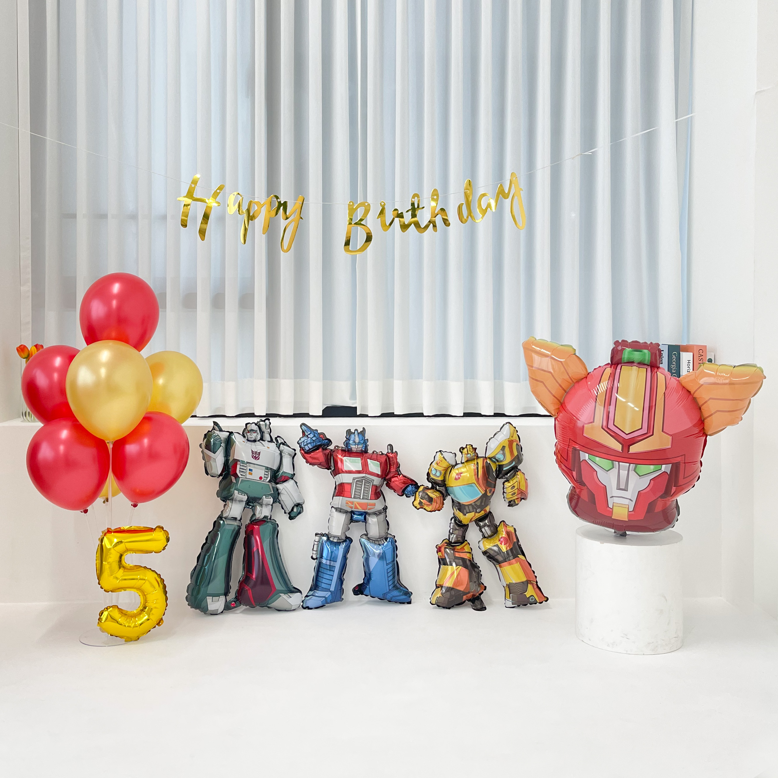 헬로카봇 로봇 친구들 생일풍선 세트 파티용품 : 쏙쏙마켓