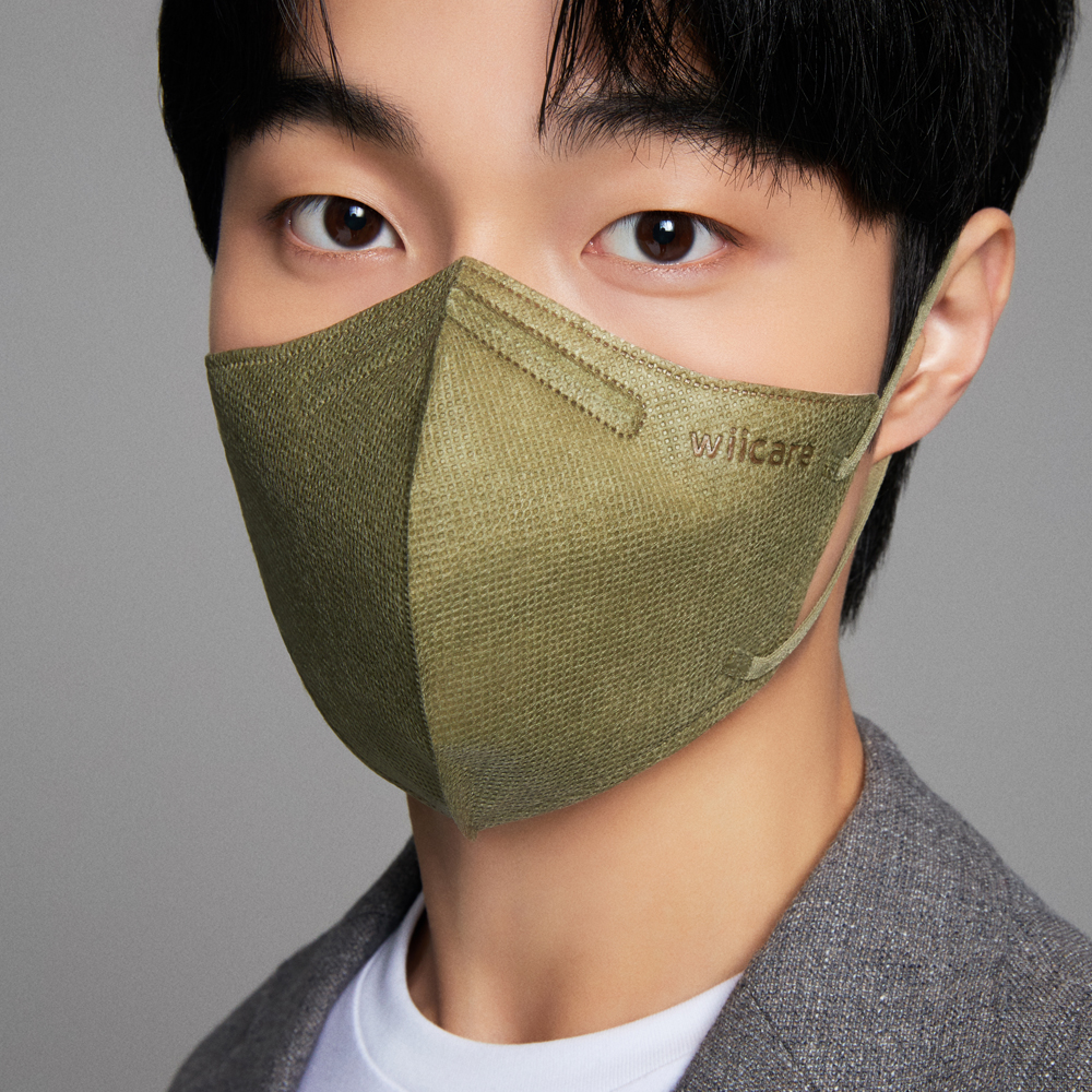 위케어 윤찬영 새부리형 컬러 마스크 귀편한 예쁜 패션 새부리마스크 대형 10매 6가지색 : 써니하우스몰
