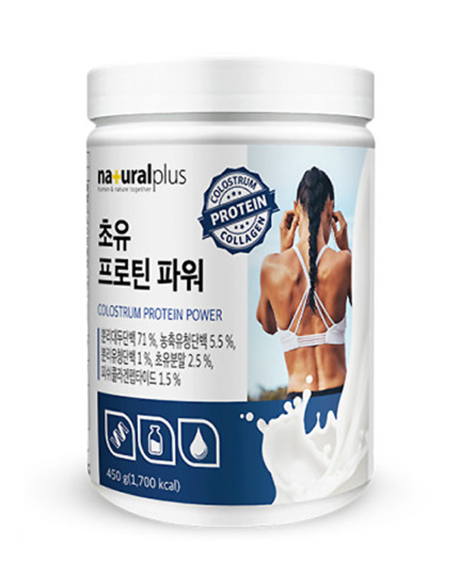 내츄럴플러스 초유 프로틴 파워 450g : 월드오션