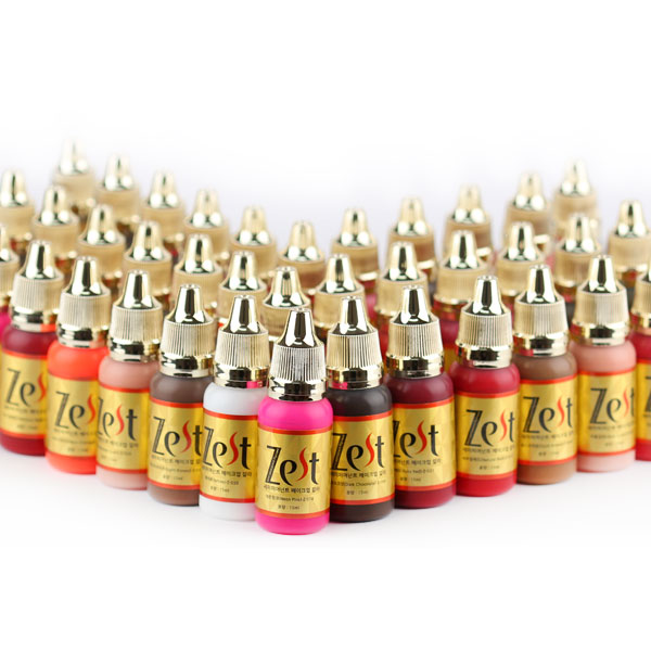제스트 반영구 색소 15ml 32종 머신 수지 색소 반영구재료 입술 아이라인 아이브로우 헤어라인 수정색소 : 뷰티다모여