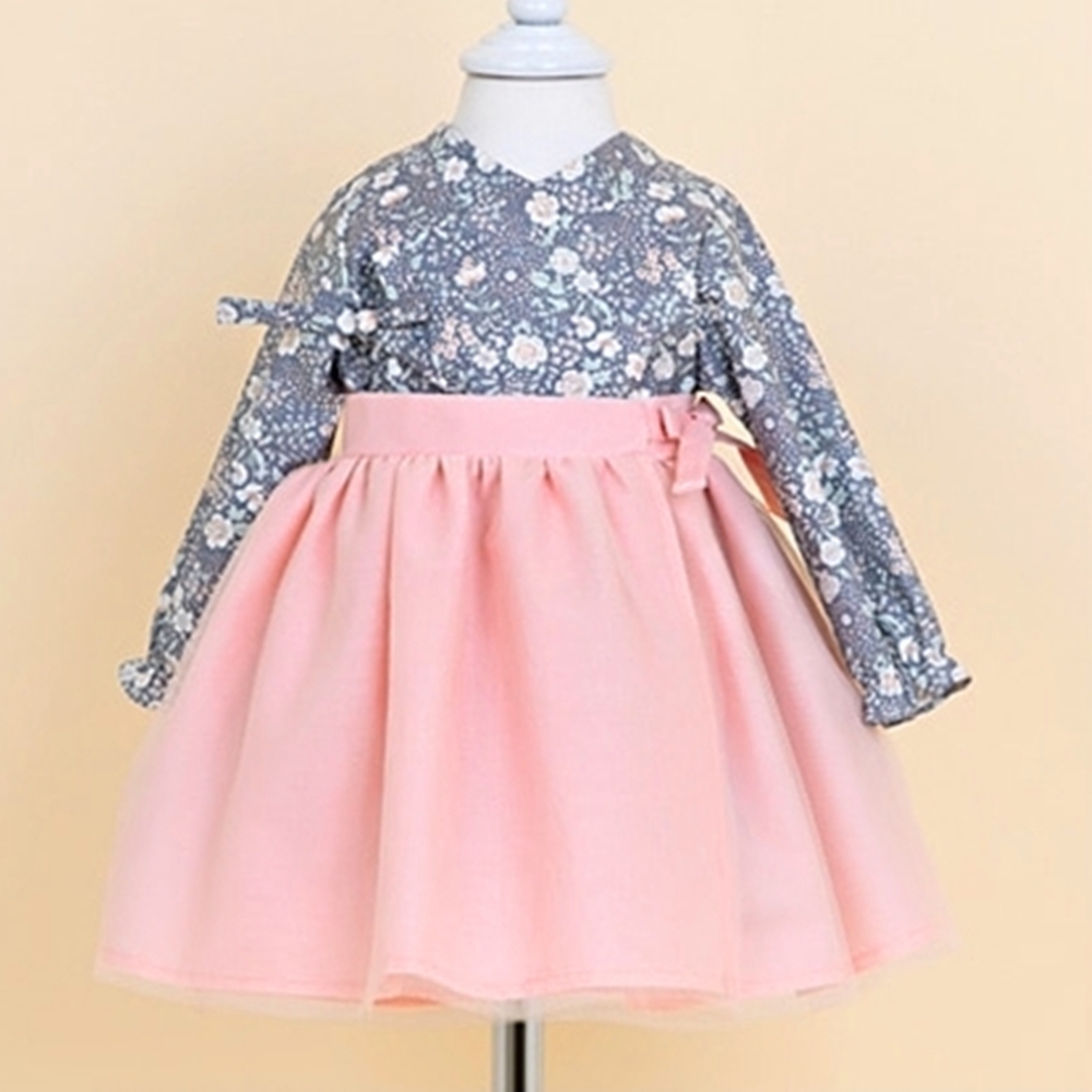 여아 가온 생활 한복 원피스+스커트 Set (0-4세) : 한복은정