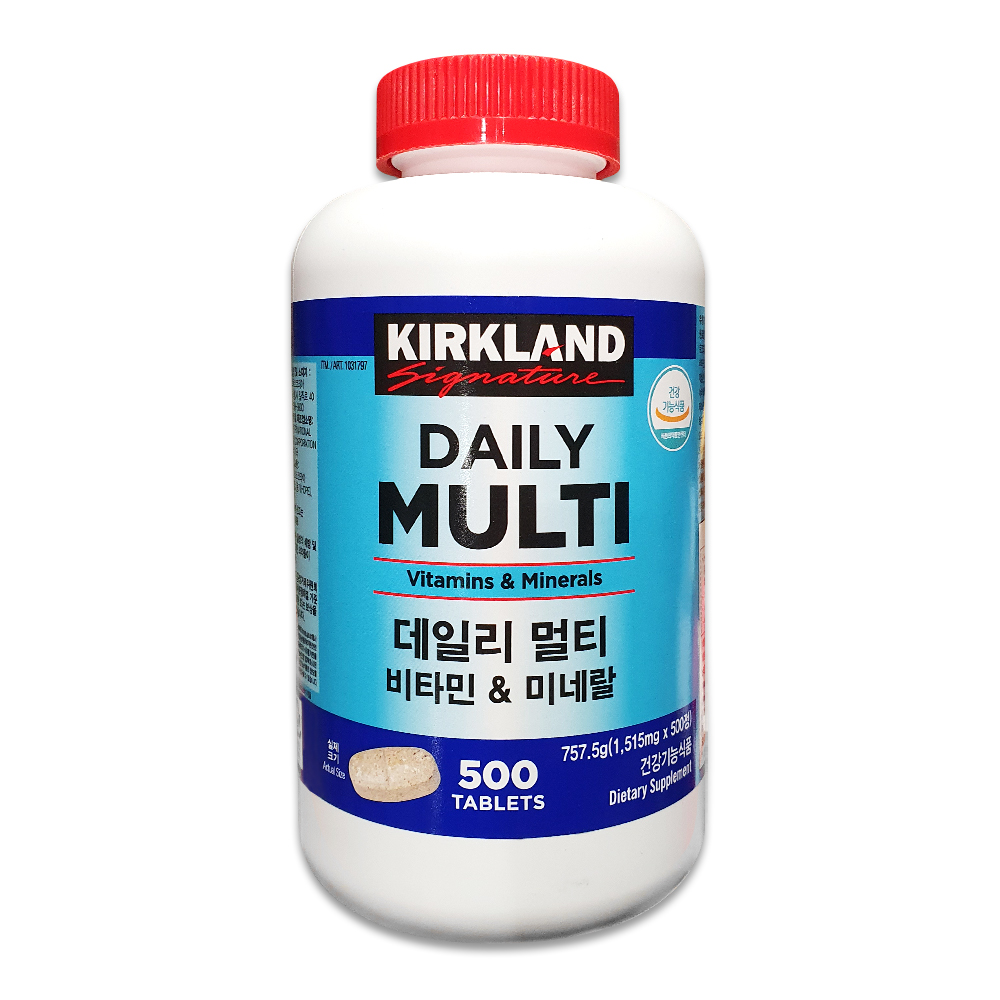 커클랜드 데일리 멀티 비타민 & 미네랄 1515mg x 500정 : 코코일이오삼