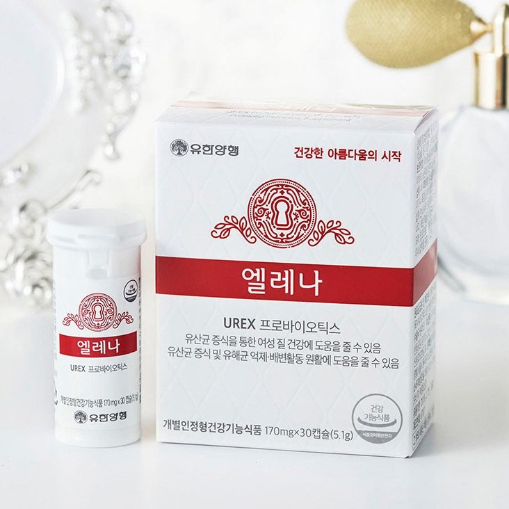 엘레나 여성 질유산균 2개월분 60캡슐 프로바이오틱스 : 헬시다움