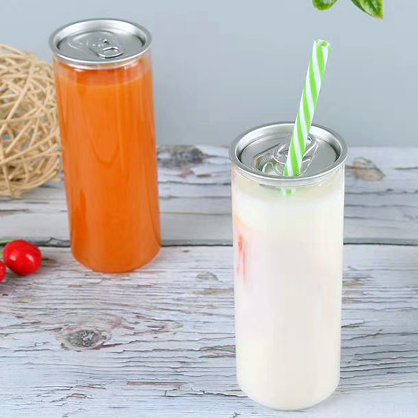 캔시머캔 PET 공캔 페트캔 투명캔 캔용기 플라스틱캔 빈캔 배달 용기 500ml 100개 : cocomarket