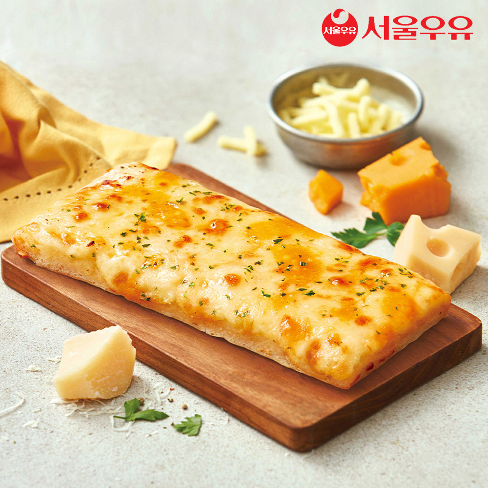 서울우유 냉동 미니피자 3종 2팩씩 총6팩/불고기/치즈/토마토 : 쉐프맨