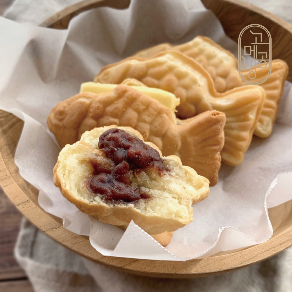[고메공방] 팥이통통 쁘띠붕어빵 400g x 1팩 : 고메공방