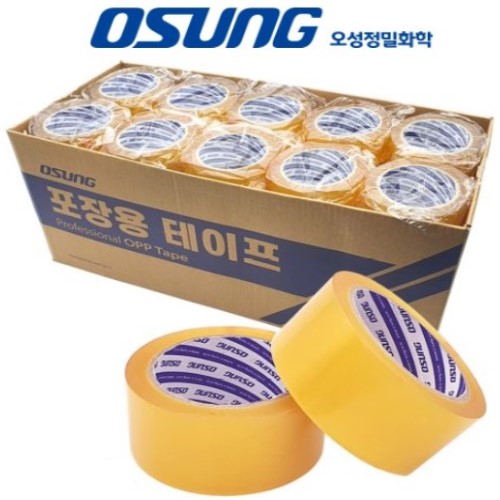 오성 OPP테이프48-38M 1박스(50R/L) : 미래상사-시화