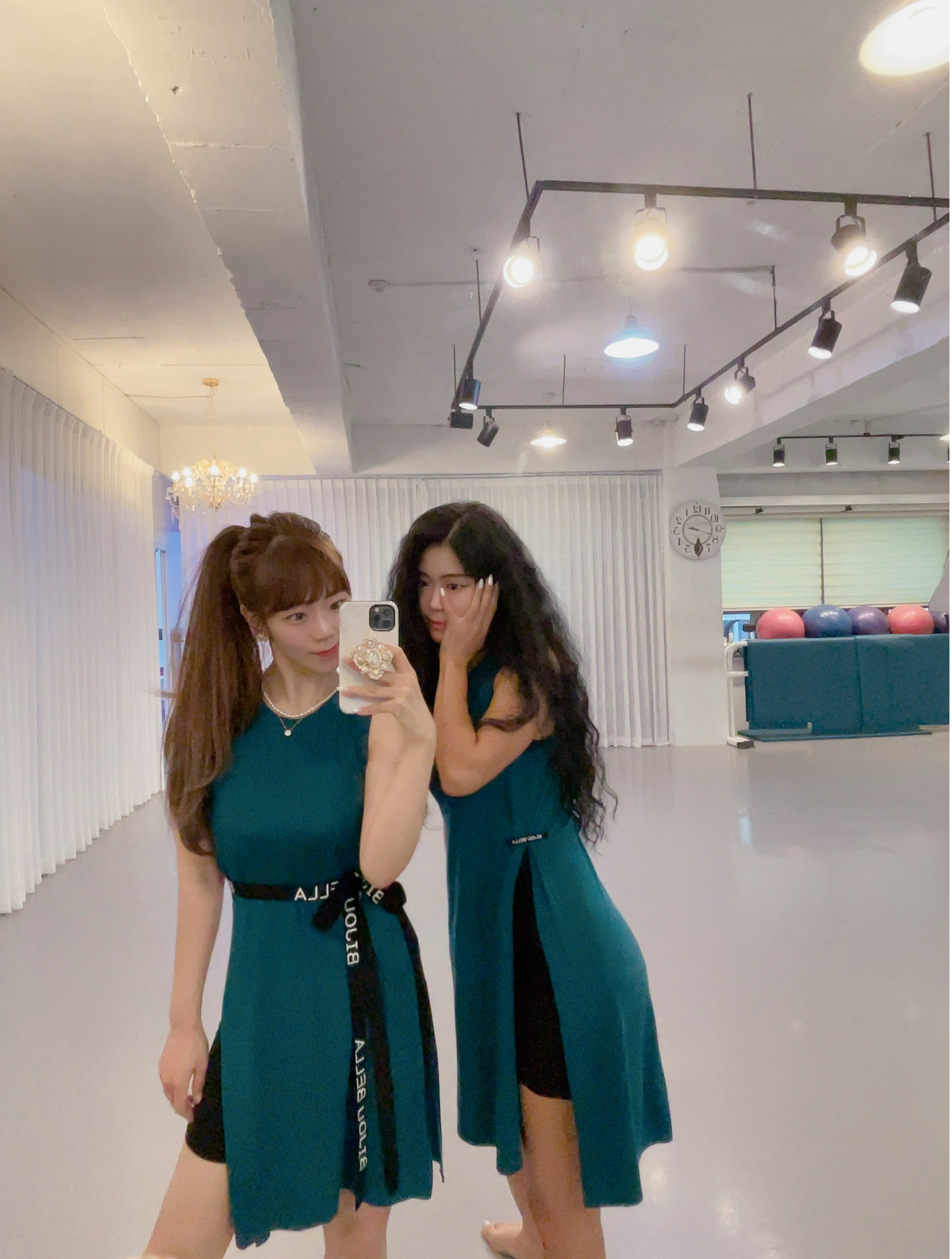 나시 커버업 드레스 데일리 요가 폴댄스 현대무용 벨리댄스 : 비쥬벨라
