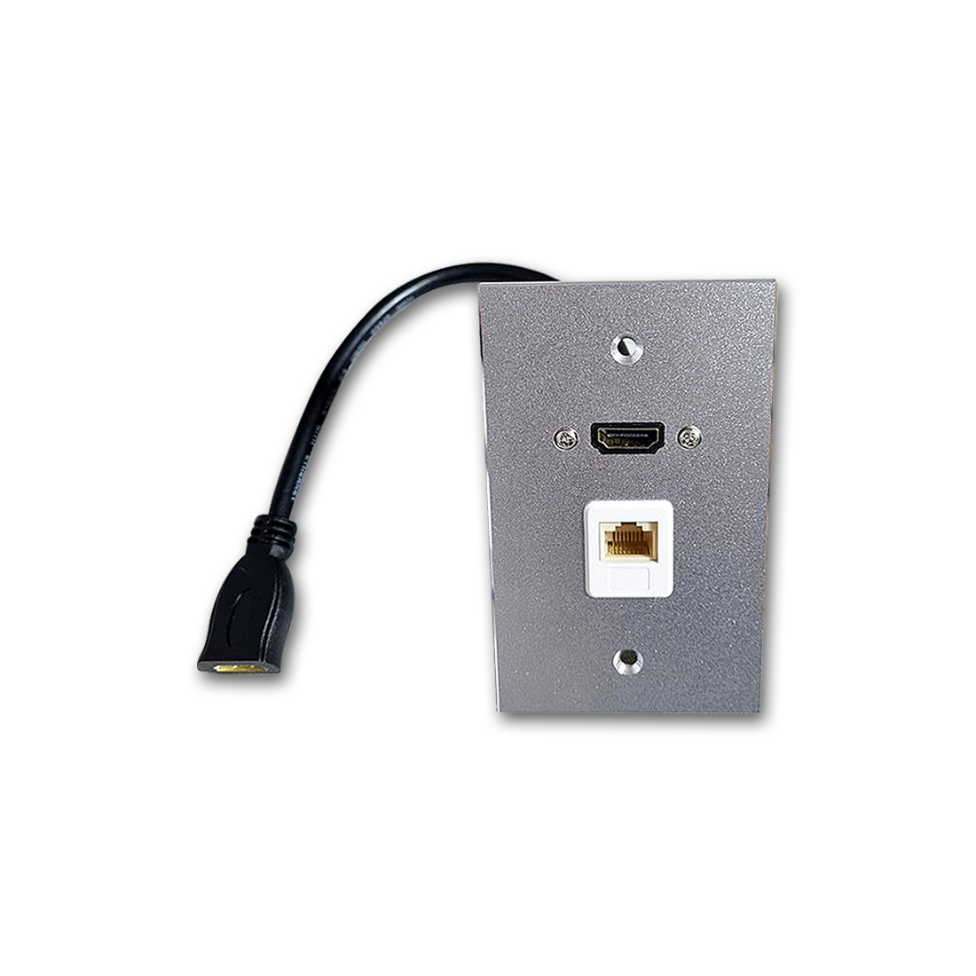 벽면 HDMI LAN USB 전원 1포트 2포트 알루미늄 판넬 패널 월플레이트 인테리어콘센트 모음 벽부형 : 세운마켓