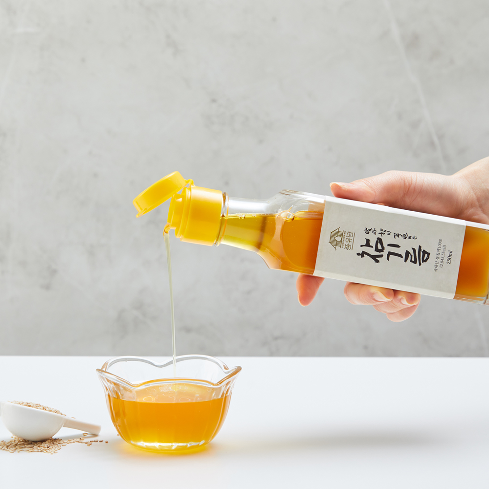 저온압착 국산 참기름 방앗간 돌잔치 결혼 답례품 120ml : 풍유당