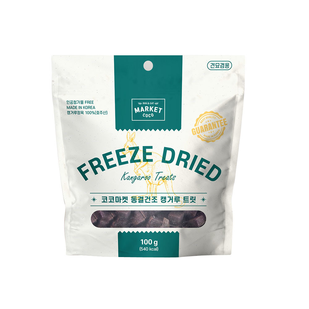 코코마켓 동결건조 북어트릿 치킨트릿 100g : DC캣마트