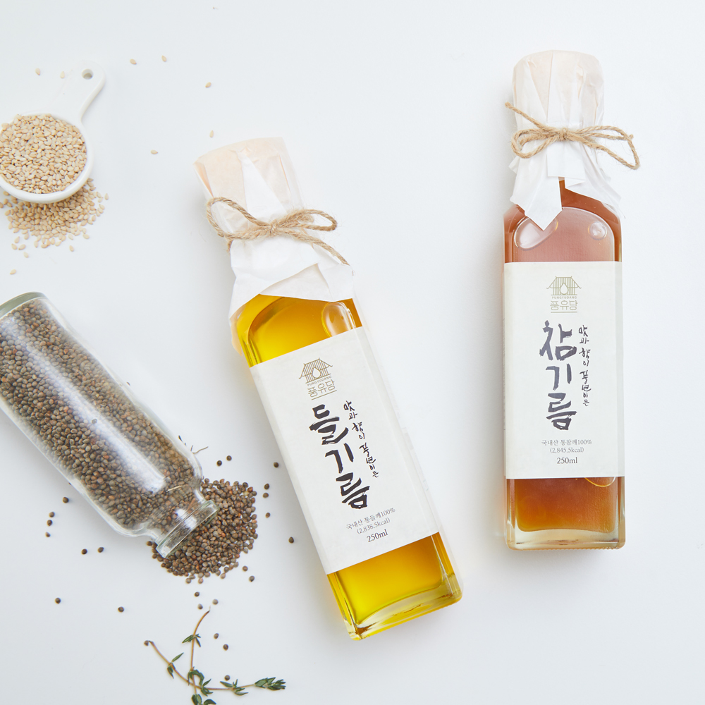 저온압착 국산 참기름 방앗간 돌잔치 결혼 답례품 120ml : 풍유당