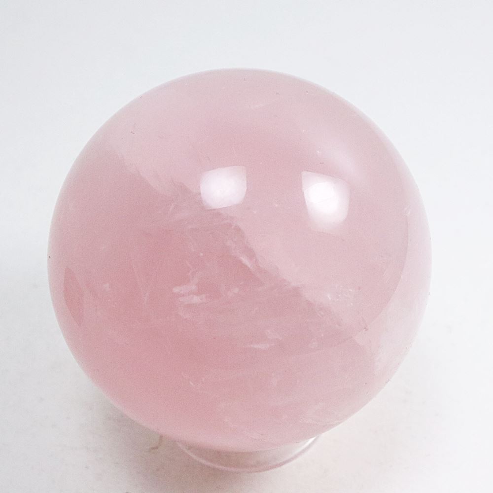 322g 61mm 로즈쿼츠 / 장미수정 원석 구(Rose Quartz) : 케미미네랄