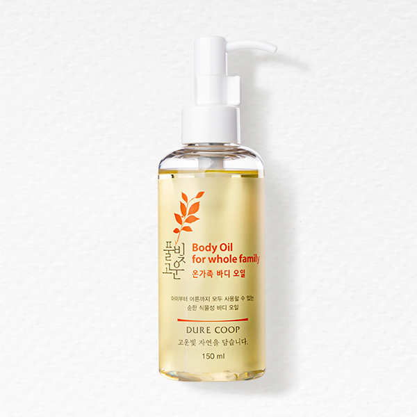 두레생협 풀빛고운 온가족 바디오일(150ml) : 로하스장터